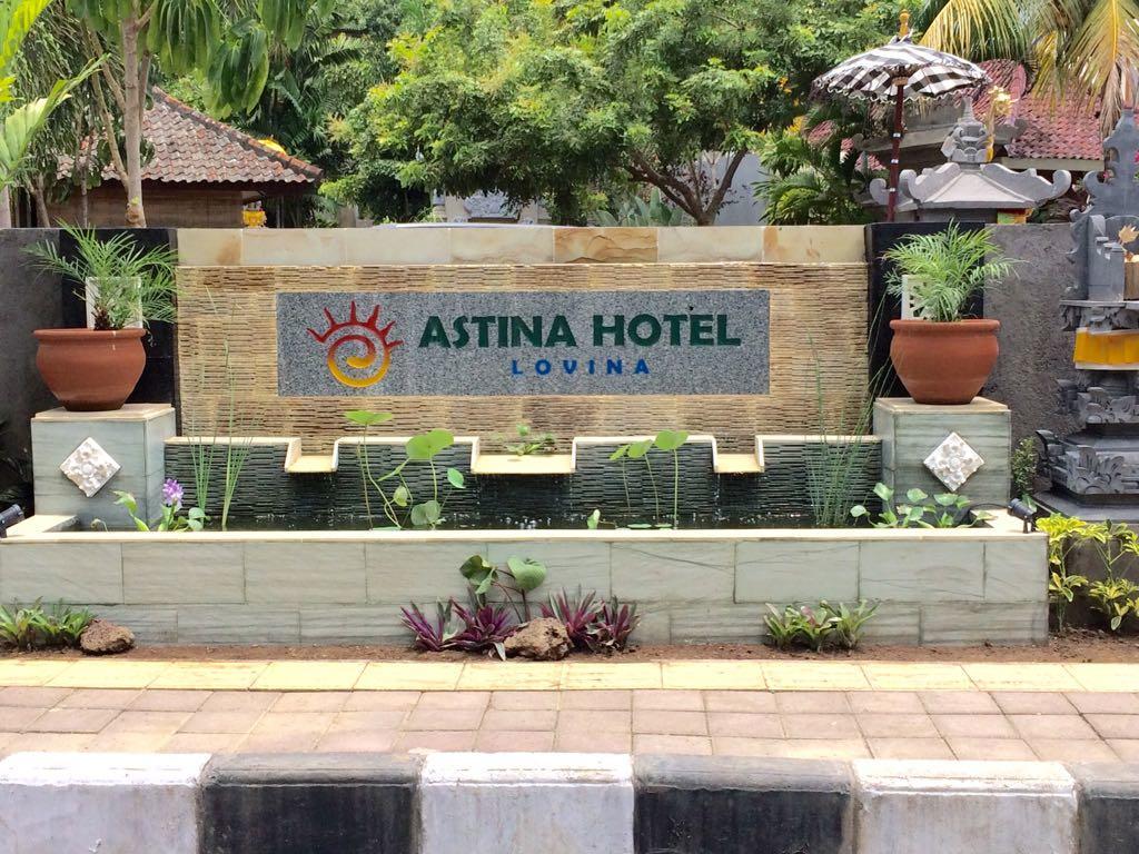 Astina Hotel Lovina Beach Extérieur photo